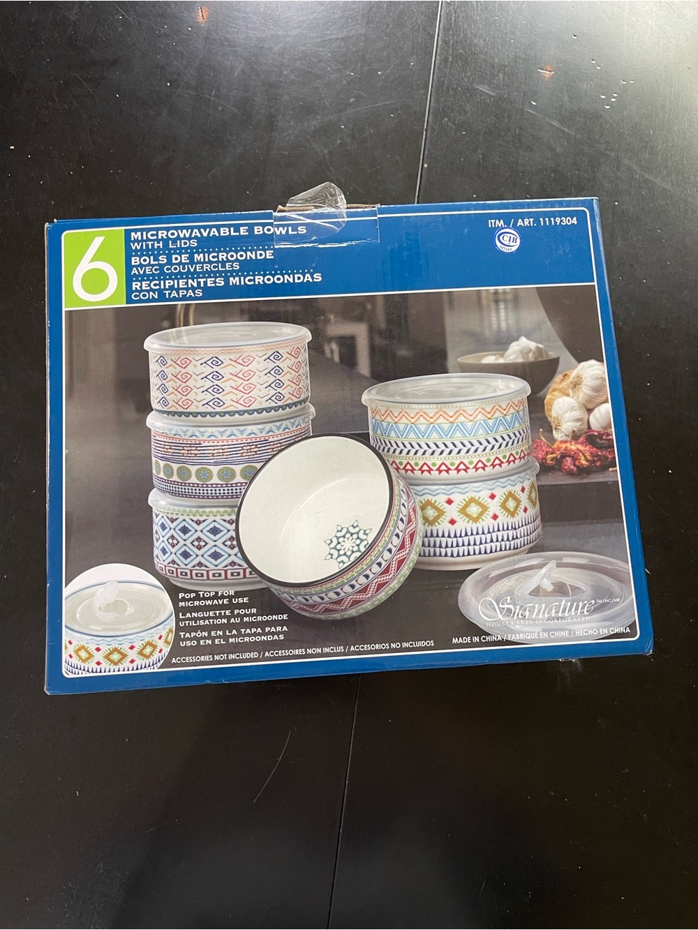 Signature Microwave Bowls with Lids